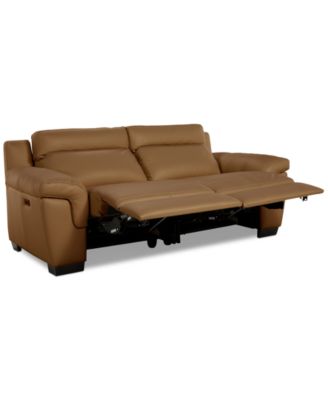 Julius II 2-Pc. Leather Sofa with 2 Power Recliners, Exclusively at Macy's