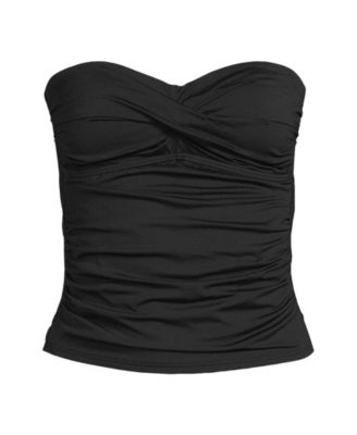 Petite Bandeau Tankini Swimsuit Top