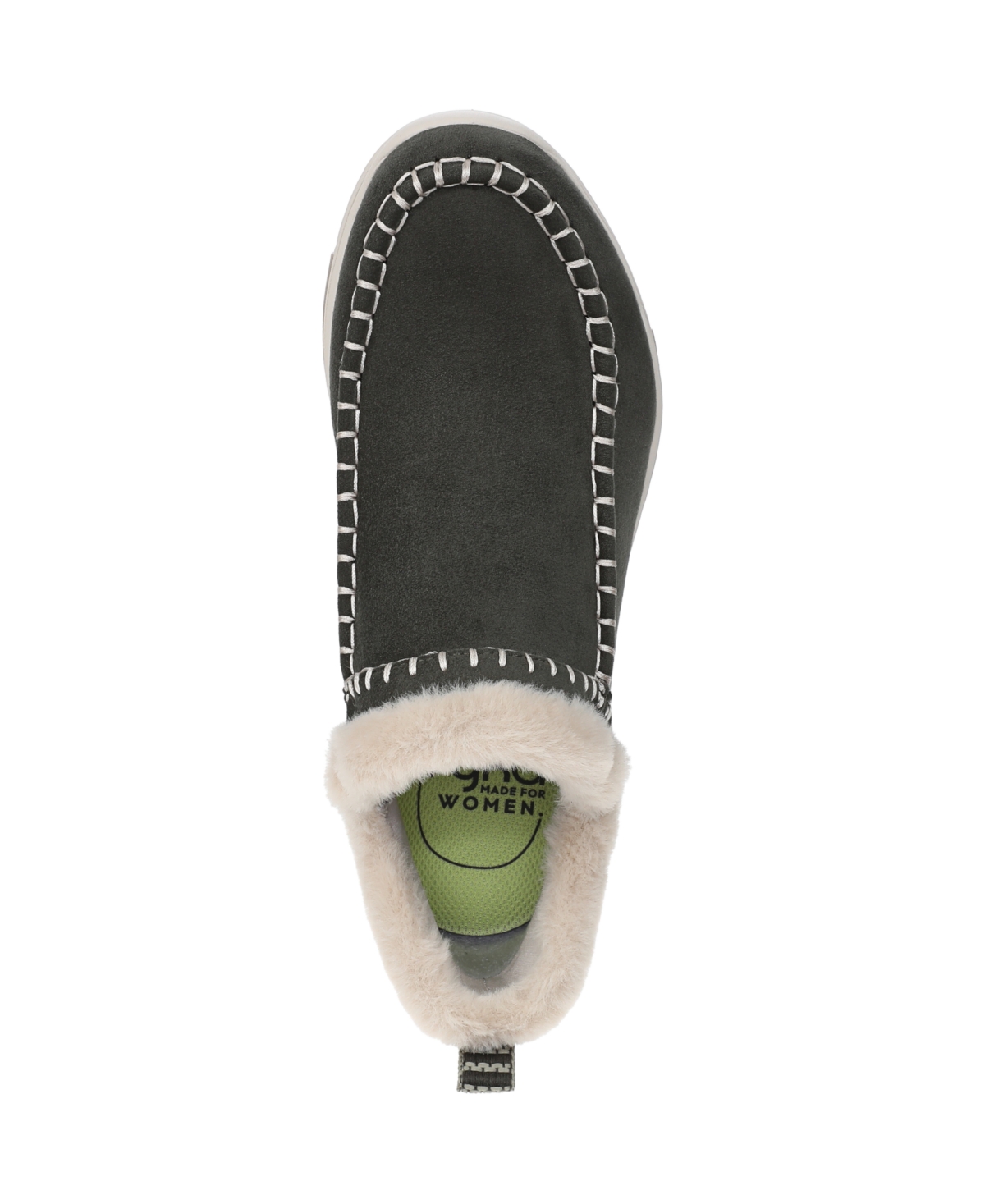 Ryka Rykä Arrow Faux Fur Trim Slip-on Bootie In Black