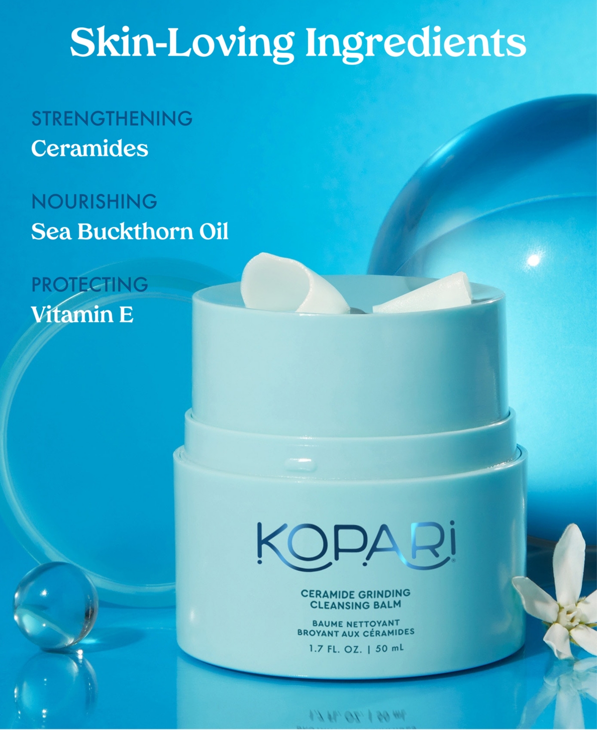 Kopari Beauty Ceramide Grinding Cleansing Balm In Transparent