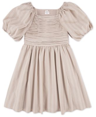 Girls Emerson Puff Sleeve Mini Dress