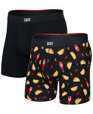 SAXX - Men's Multi-Sport 2-Pk. Solid Mesh Boxer Briefs