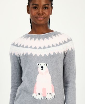 Women's Polar Bear Fair Isle Sweater 