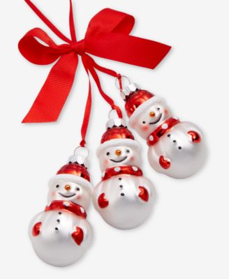 Christmas Cheer Snowmen Pendant Ornament, Macy's Exclusive