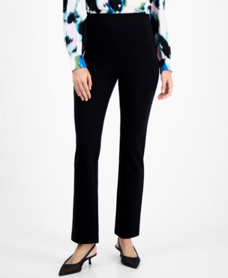 Petite High-Rise Slim Straight-Leg Pants, Macy's Exclusive