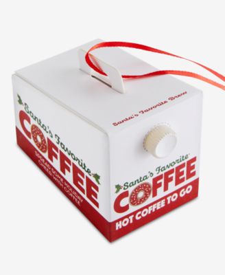 Foodie Coffee Box Ornament, Macy's Exclusive