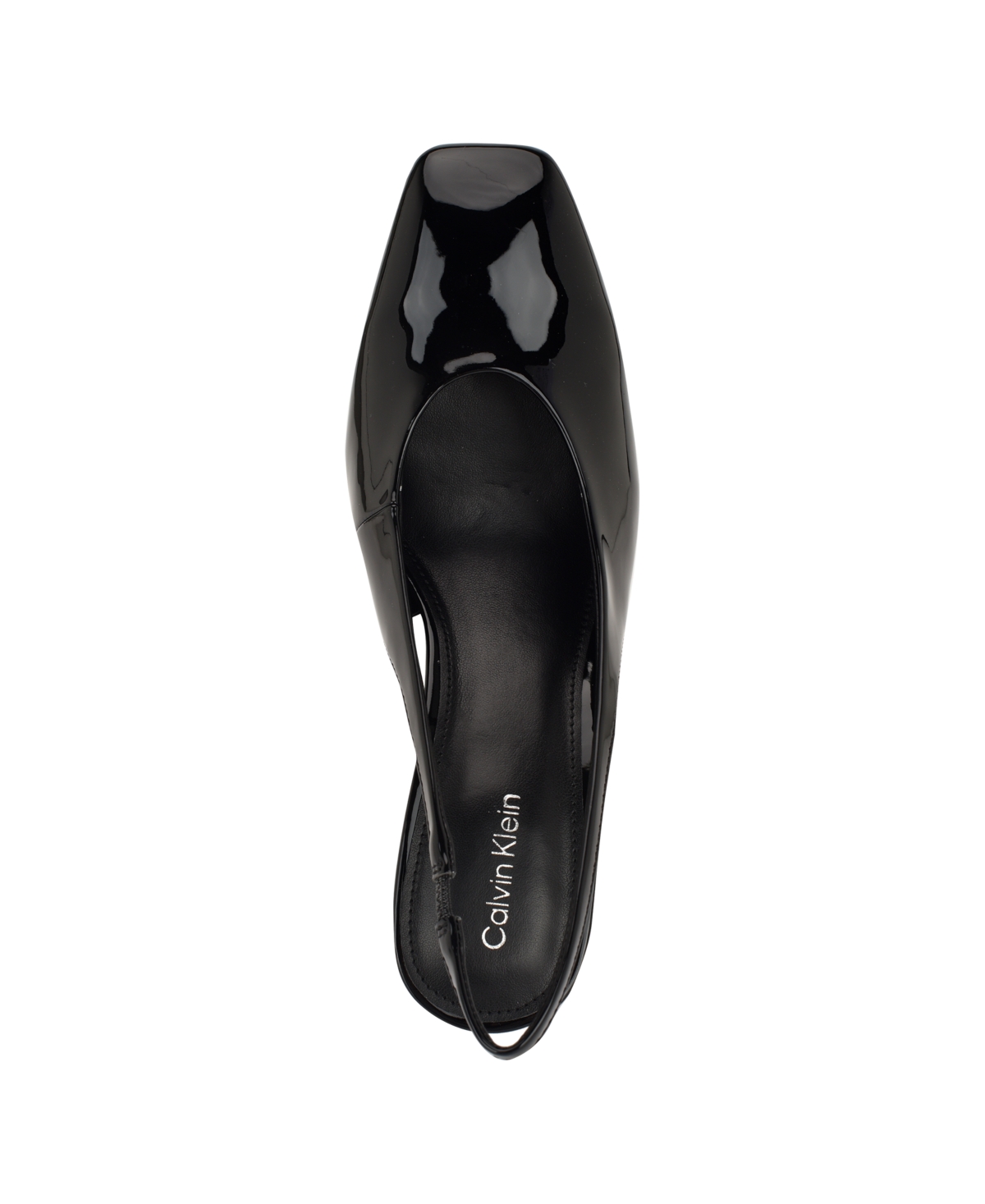Calvin Klein Women's Raline Square Toe Slingback Pumps In Black