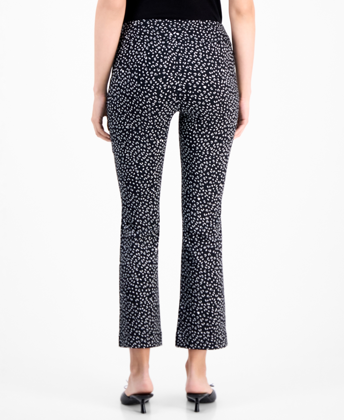 Inc International Concepts Petite Printed Bootcut Pull-on Pants, Macy's Exclusive
