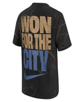 Nike Big Boys and Girls Black Oklahoma City Thunder 2025 NBA