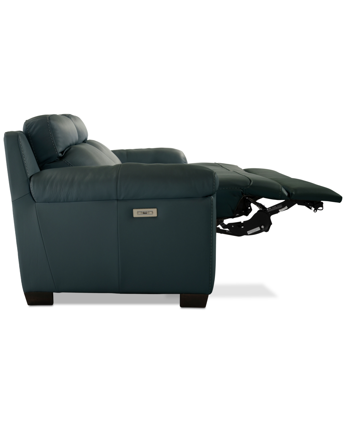 Macy's Julius Ii 2-pc. Leather Sofa With 2 Power Recliners, Exclusively At  In Blue