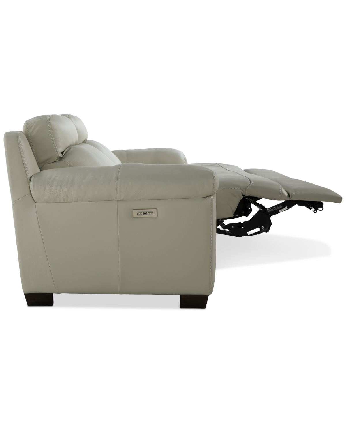 Macy's Julius Ii 2-pc. Leather Sofa With 2 Power Recliners, Exclusively At  In White