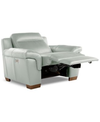 Julius II Leather Power Recliner, Exclusively at Macy's