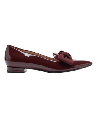 Women's Auggie Bow Pointed Toe Tailored Loafers