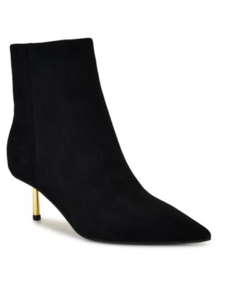 Women's Hamesa Pointy Toe Kitten Heel Booties