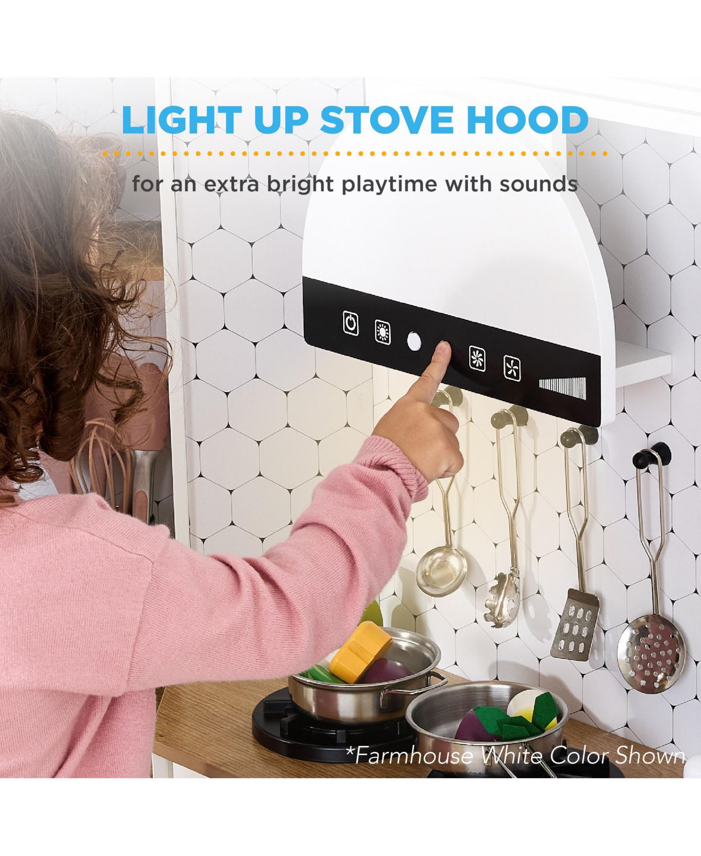 Детский игровой набор Best Choice Products Interactive Wooden Corner Kitchen Playset, Ages 3+, цвет: Розовый, вариант 1 — фото 5
