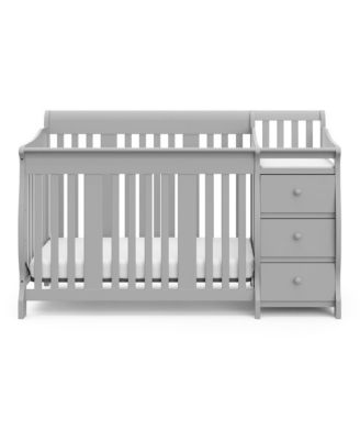 Portofino 4-in-1 Convertible Crib and Changer - Pebble Gray