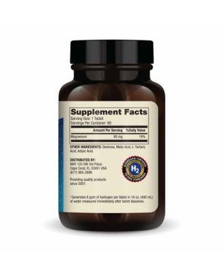 H2 Molecular Hydrogen, 90 Servings, Supports Brain Health and Cognitive Function