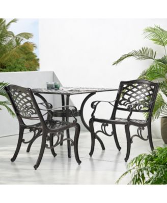 Outdoor 2 Pieces Aluminium Dining Chairs
