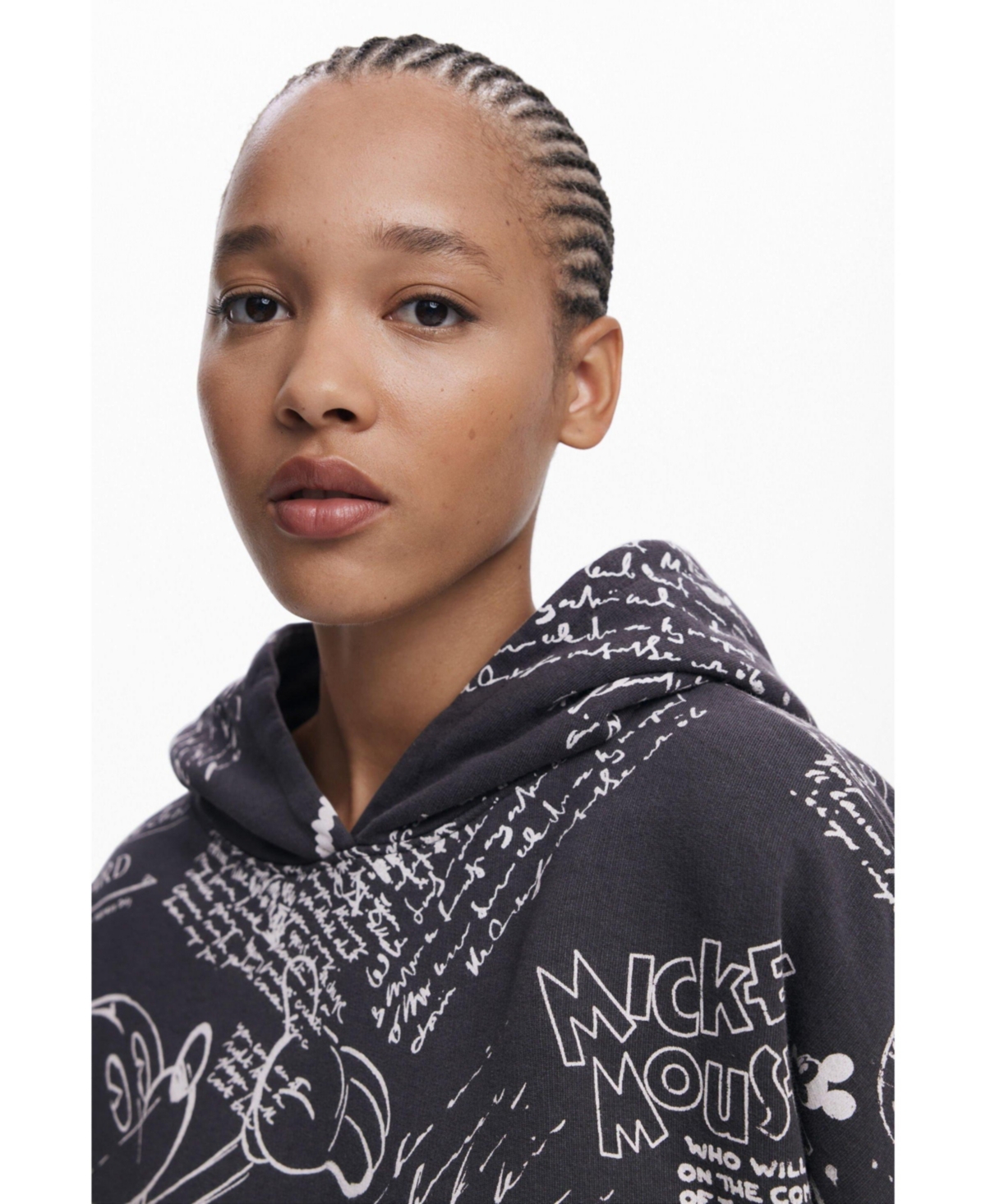 Desigual Women's Mickey lettering sweatshirt