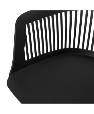 Dahlia Modern Outdoor Chair Weather-Resistant Plastic Minimalist Design