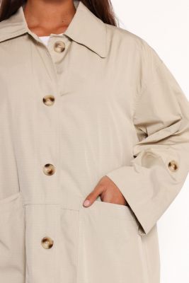 Women's Stella Button Front Collar Jacket