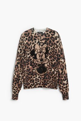 Women's Minnie animal print sweater