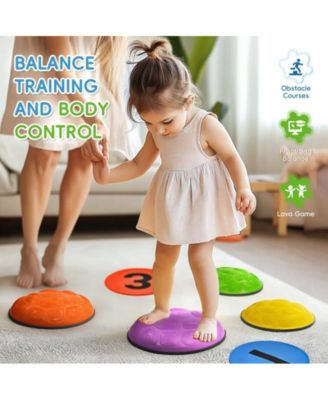 6-piece turtle-shaped stepping stone for kids