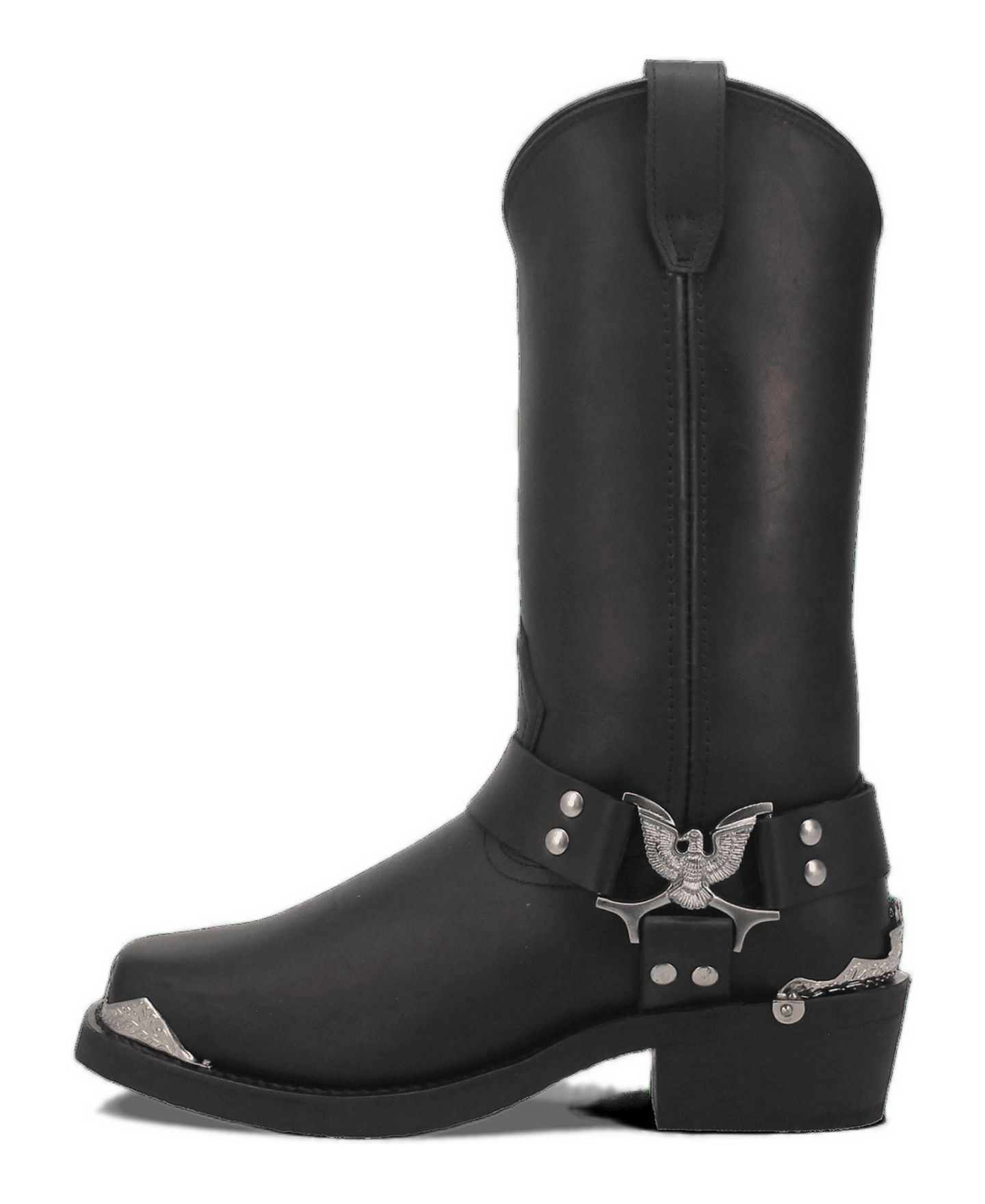 Мужские ботинки Dingo Chopper Leather Harness Boot, цвет: Чёрный — фото 3