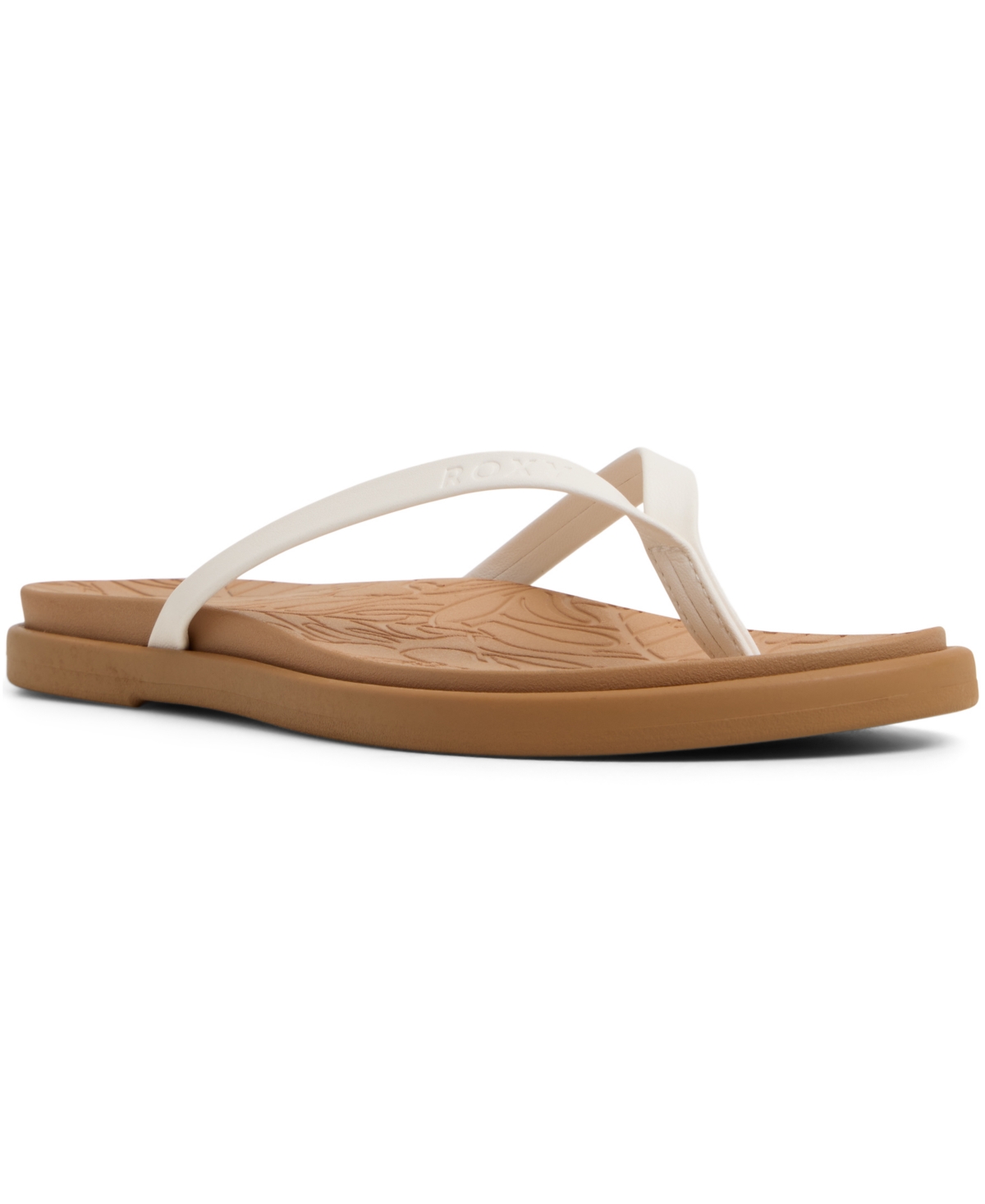 Roxy Women's Calabasas Round Toe Flat Sandals In Brown