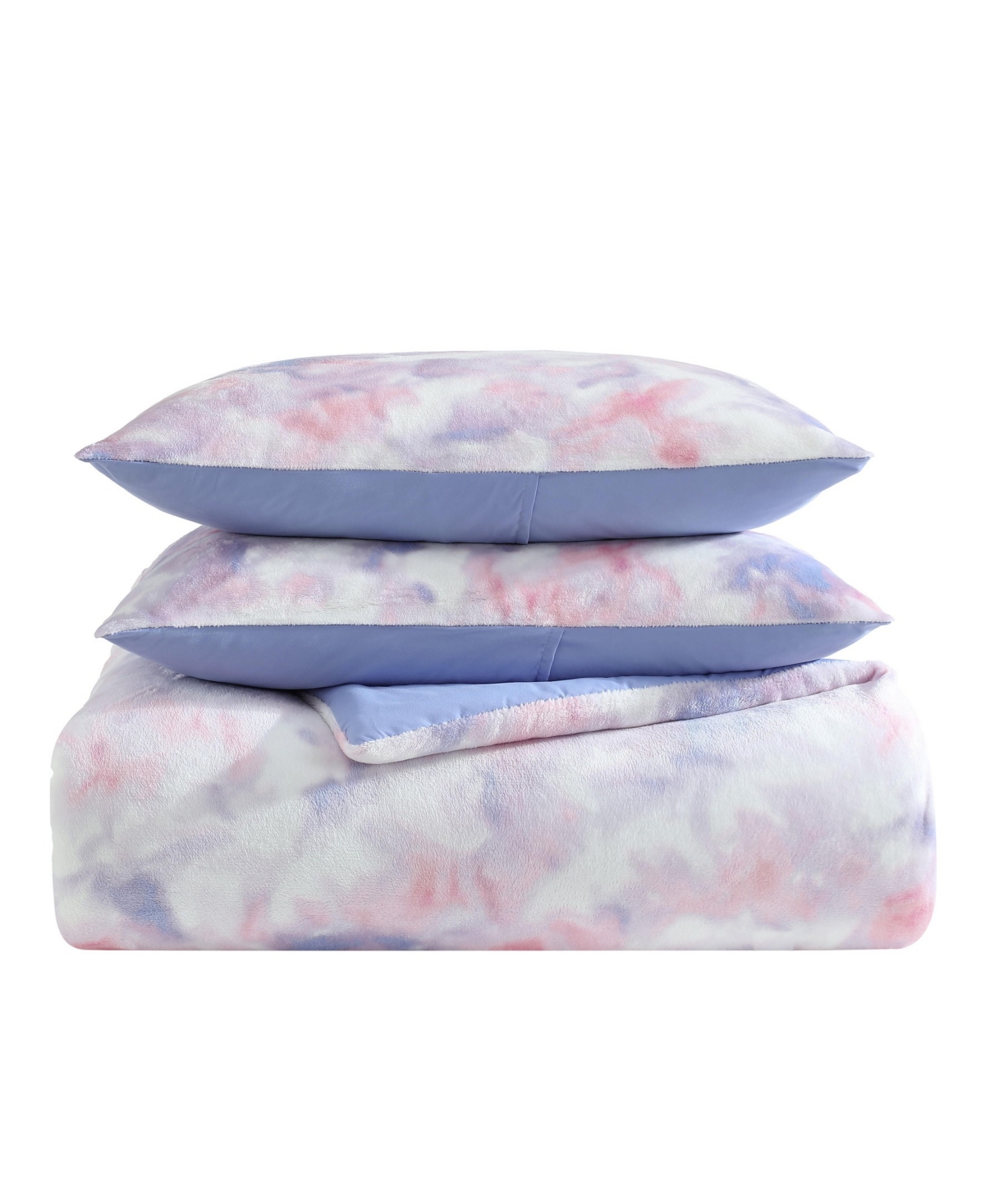Betsey Johnson Sunset Tie Dye Plush 5-Pc. Comforter Set, Full/Queen