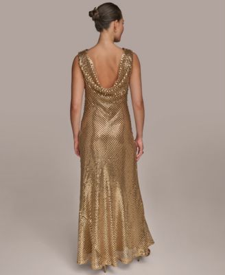 【Donna Karan New York】Sequined Sleeveless Gown Donna Karan New York Women's Sequined Sleeveless Gown - Macy's