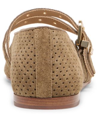 Women's Baylee Grommet Double Strap Mary Jane Flats