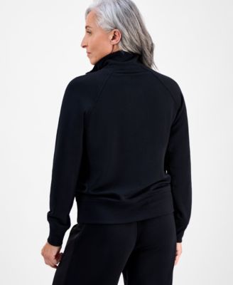 Petite Luxsoft Fleece Half-Zip Sweatshirt, Macy's Exclusive