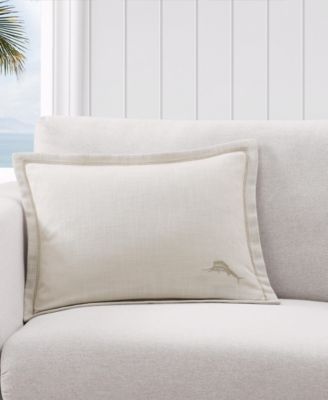 Tommy Bahama Island Estate Solid Decorative Pillow, 15" X 20"