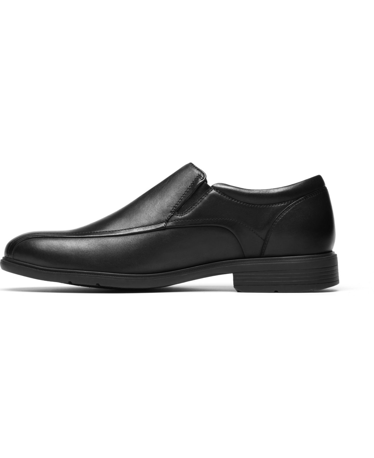 Мужские туфли Clarks Steadwell Step Dress Shoe, цвет: Чёрный кожаный — фото 4