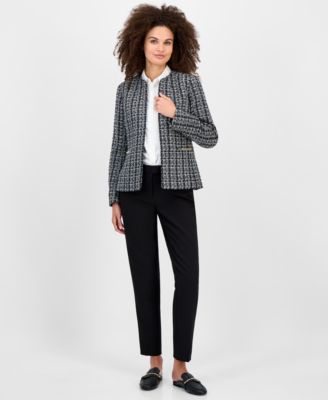 Tweed Open-Front Cardigan, Regular & Petite 