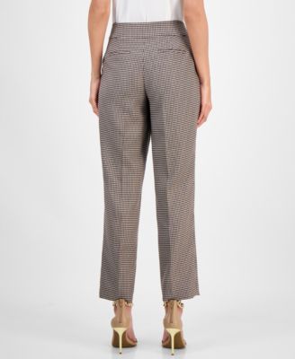 Women's Printed Stretch Crepe Slim Leg Pant, Regular & Petite Sizes 