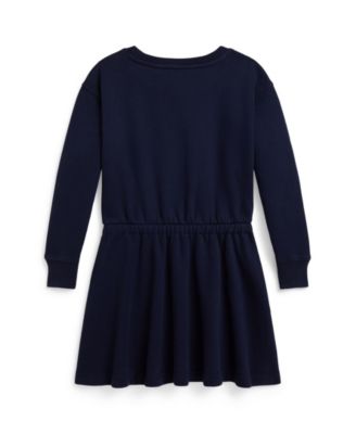 Girls 2T-6X Polo Bear Fleece Sweatshirt Dress