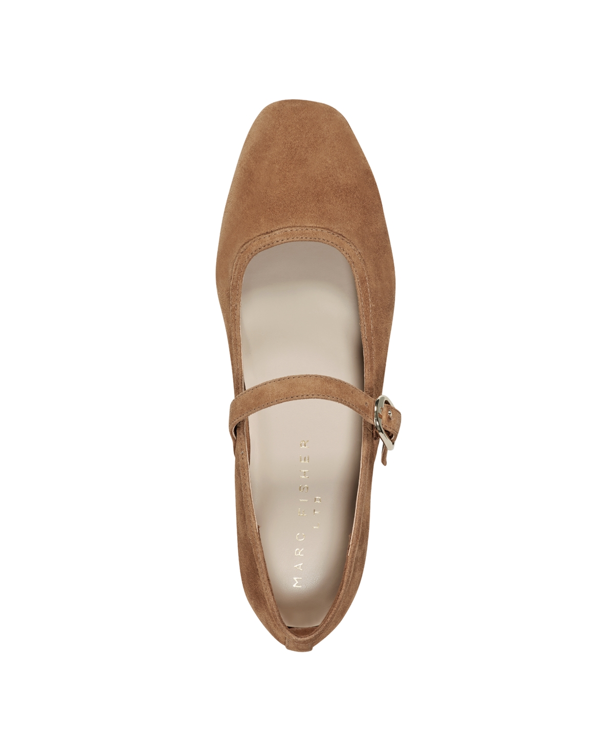 Marc Fisher Ltd Garissa Mary Jane Flat In Neutral