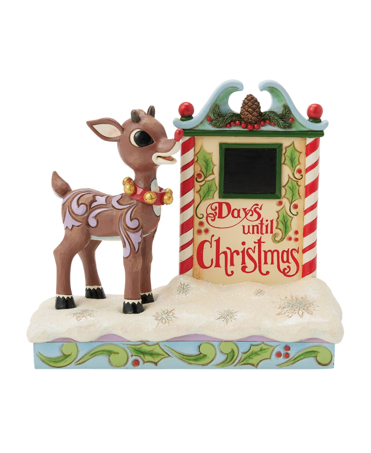 Jim Shore Rudolph Countdown Calendar In Multi