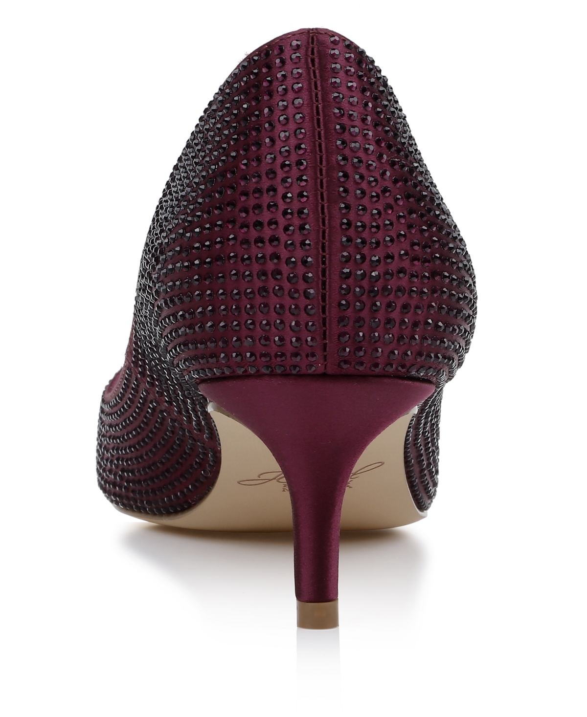 Jewel Badgley Mischka Women's Frenchie Kitten Heel Evening Pumps