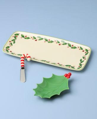 Holiday 3-Piece Hostess Set with Spreader