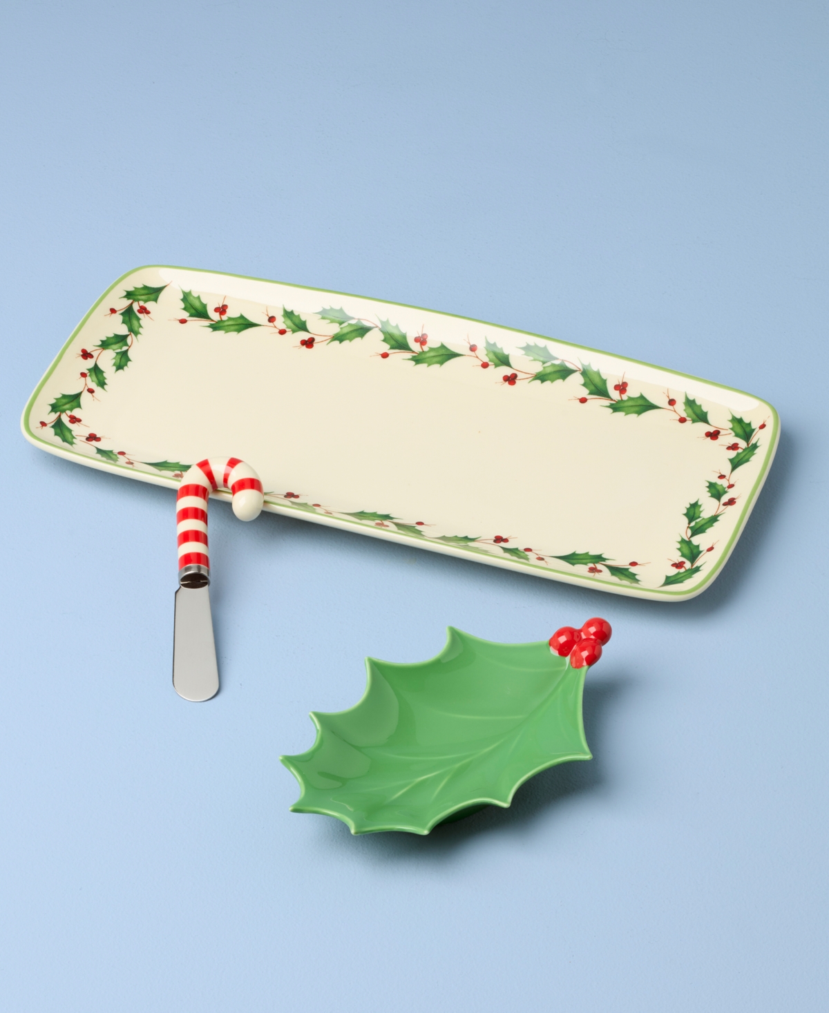 Lenox Holiday 3-Piece Hostess Set with Spreader