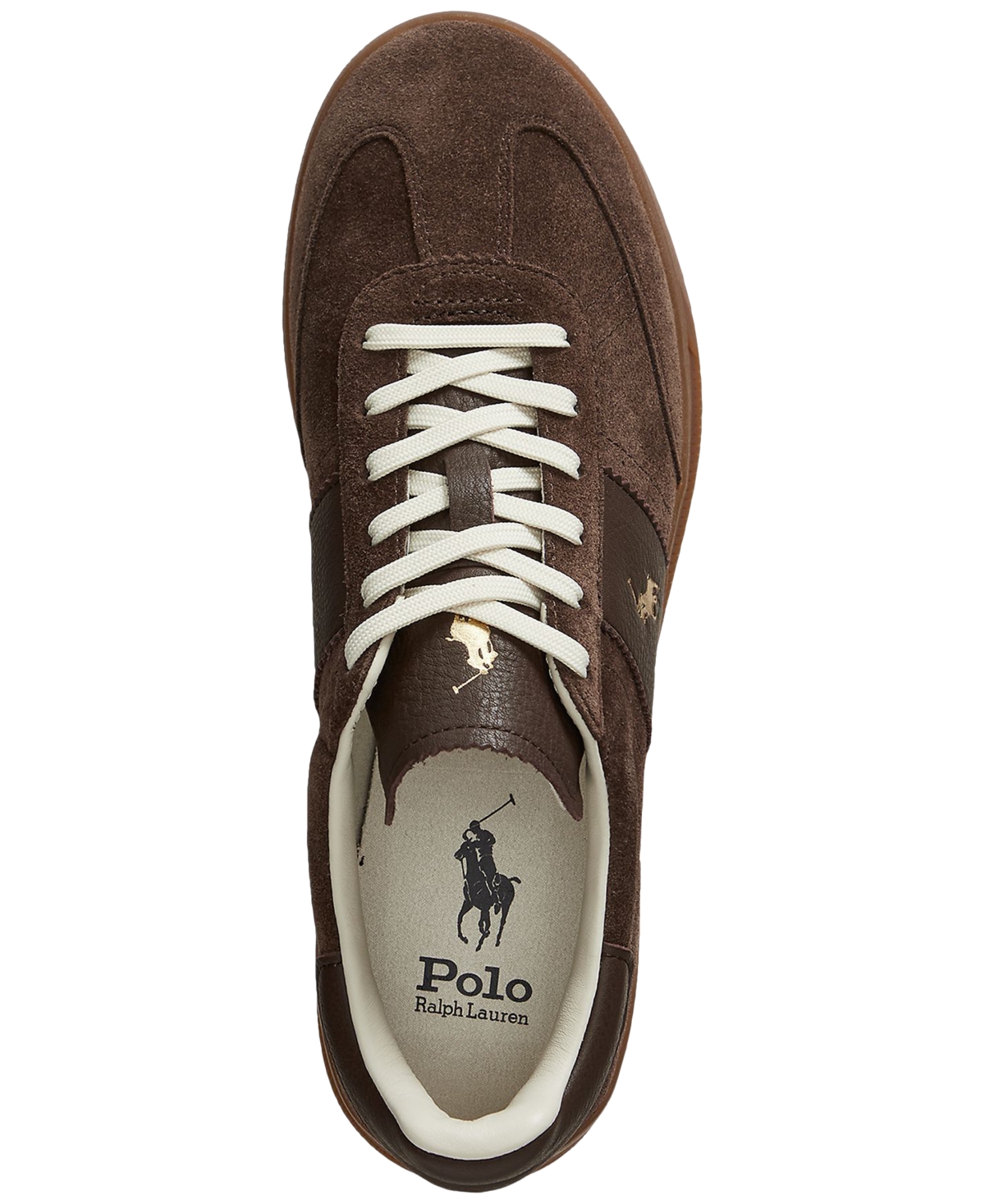 Polo Ralph Lauren Men's Heritage Aera Suede Sneakers In Brown