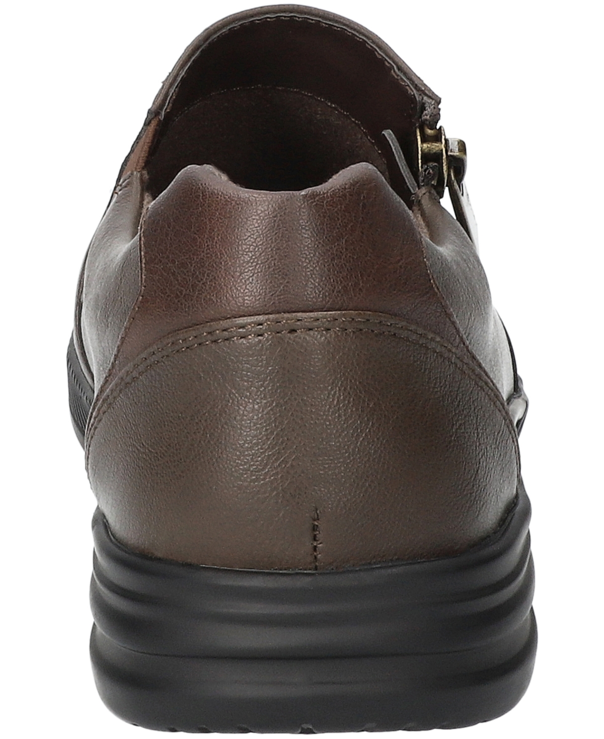 Easy Street Karol Zip Sneaker In Brown