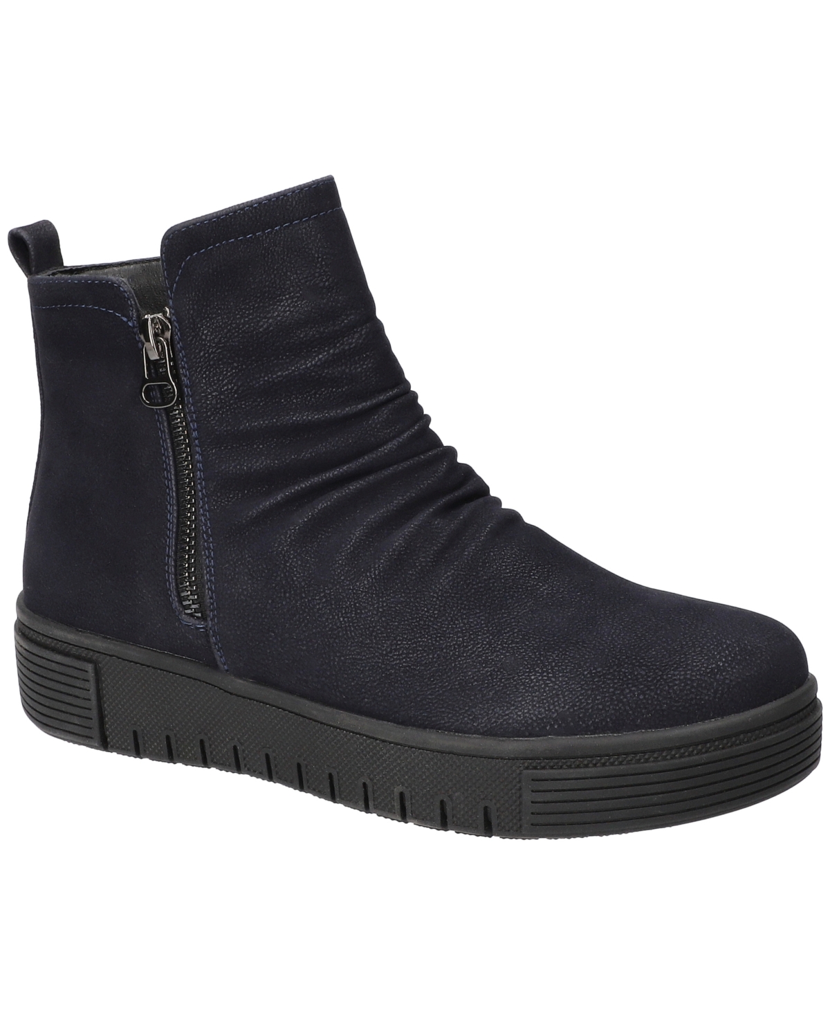 Easy Street Easy Women's Street Estella Slip Resistant Ankle Boots In Blue