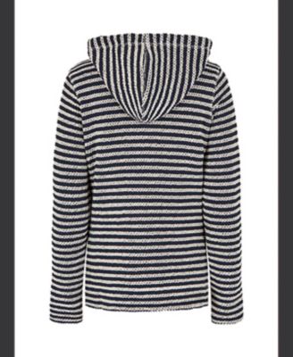 Women's Fisher Full Zip Stripe Macaroni Hoodie