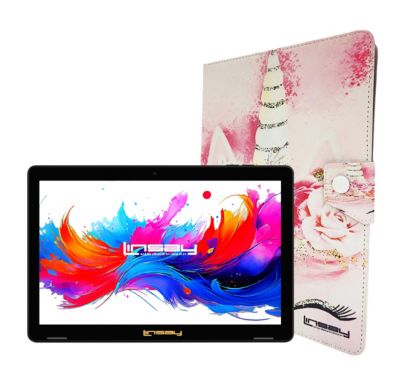 10.1"Octa Core 256GB Storage Android 15 Tablet with Unicorn Shape Case