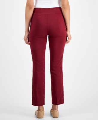 Petite Lace Side Panel Pull-On Pants, Macy's Exclusive