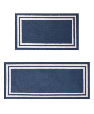 Double Border Tufted 2-Pc. Runner Rug Set